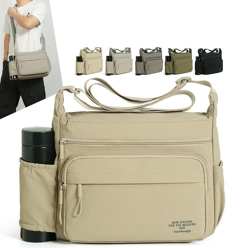 Men's Shoulder Bag Multi-Function Crossbody Bag
