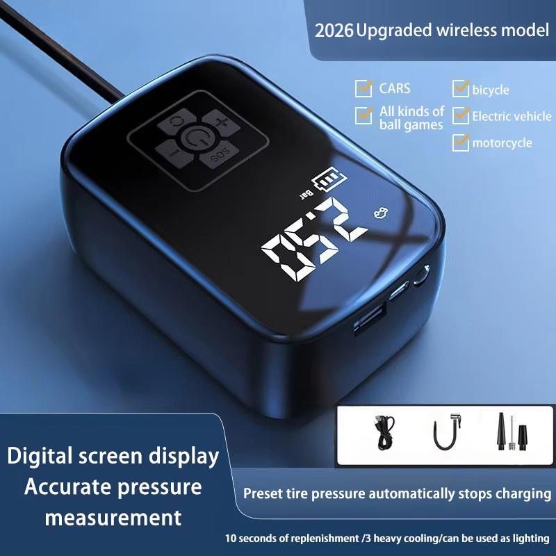 

2026New 1pc Car Air Compressor Air Pump Electric Tire Inflator Pump for Motorcycle Bicycle Boat AUTO Tyre Balls Inflatable