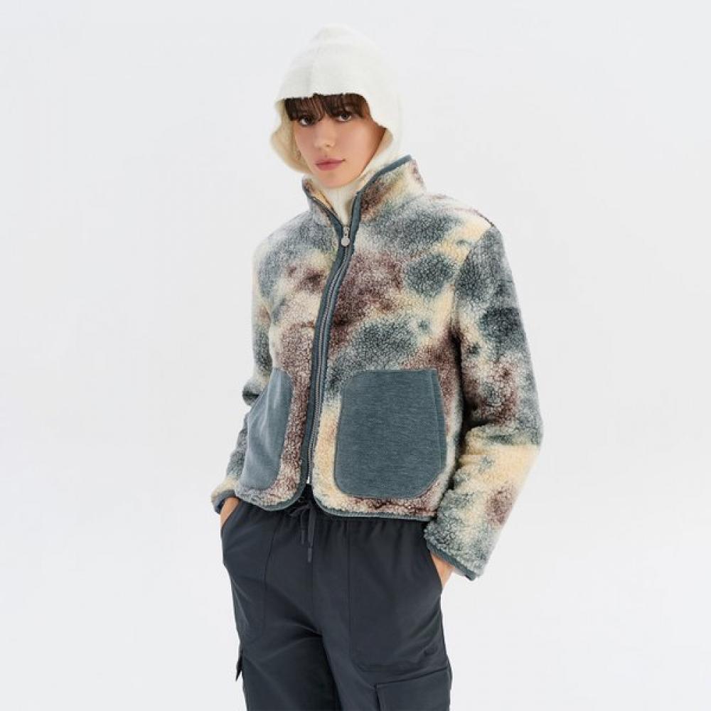 Huit Crop Marble Boafer Jumper Htwjp3l08t