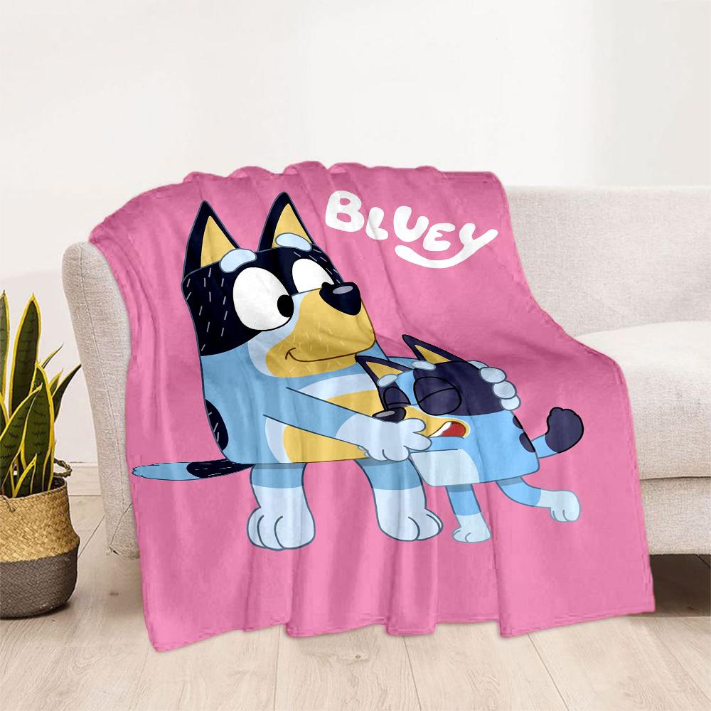 Bluey Puppy Bond. Blanket Durable Comfort Suitable for Sofa Seaside Bed All-Season Use Stylish Decor Ideal Gift For Birthday Valentine'S Day