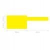 Niimbot Labels Stickers 38*25+40Mm 1000Pcs For K3/W Kabli Yellow Printer