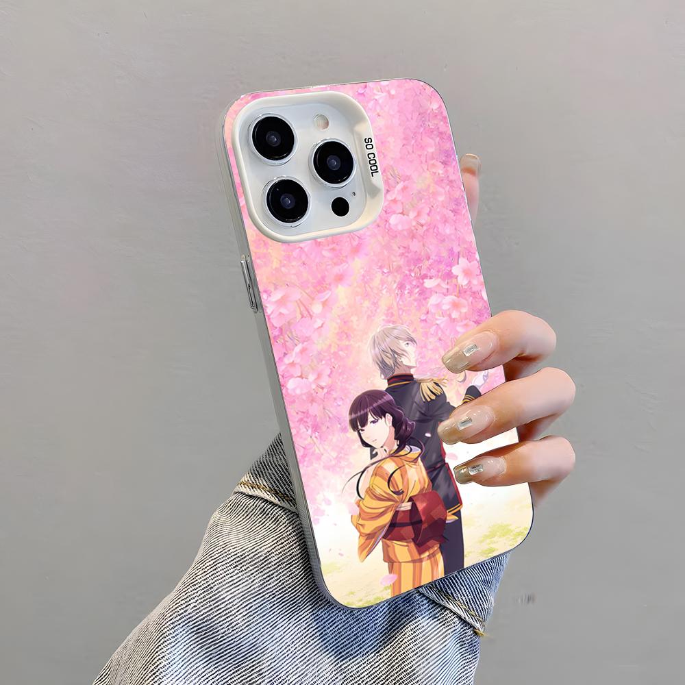 Custodia per Telefono Anime My Happy Marriage Per IPhone 17 Pro Max 15 Pro 16 14 Plus 12 13 Mini 11 Pro Cover Colorata Antiurto
