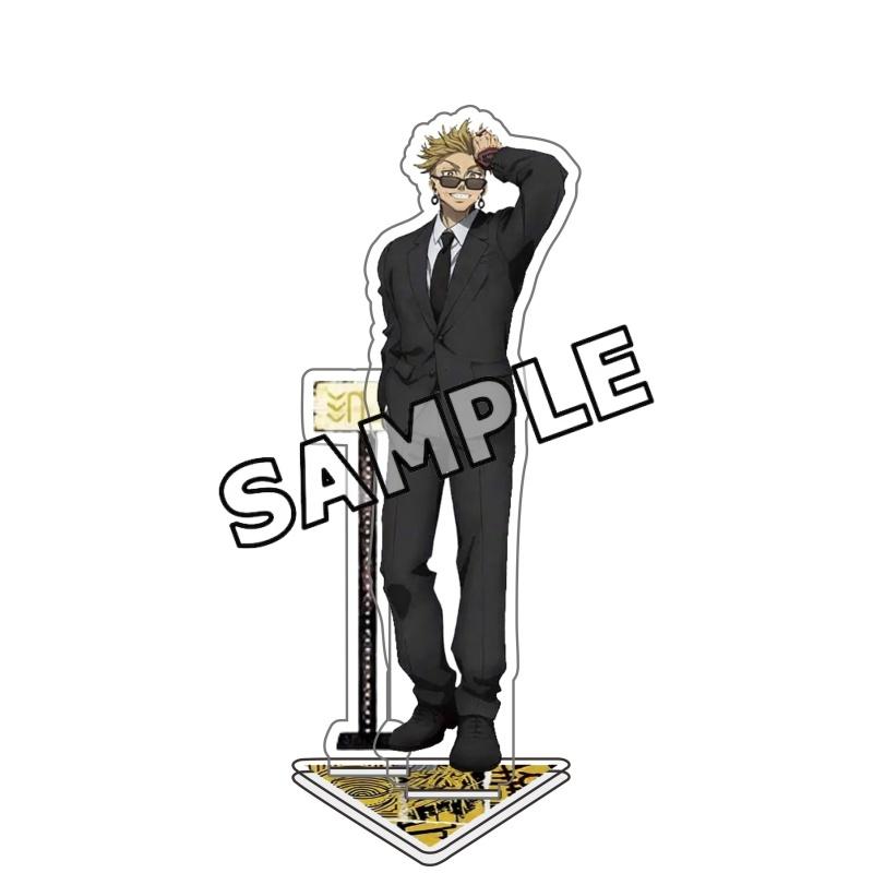 

Gachiakuta: Cool Suit Anime Game Double Plug Acrylic Stand Figure Rudo Zanka Riri Guere 15cm Model Plate Desk Decor Keyring 15 cm