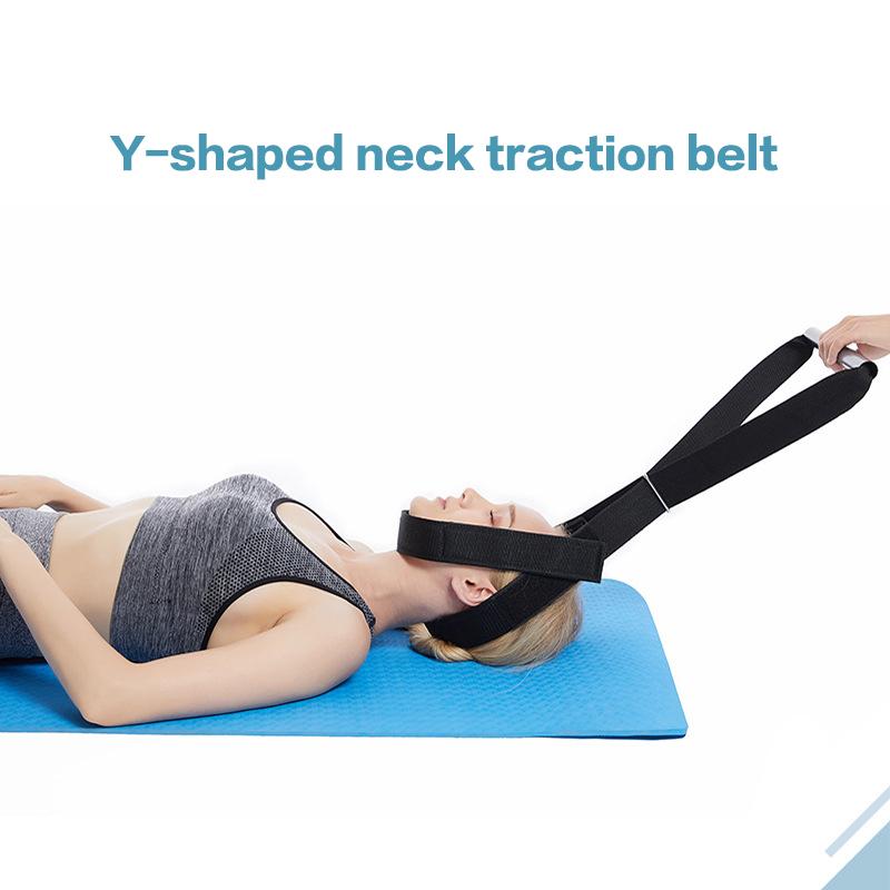 Therapy Neck Strap Neck Fitness Stretcher Strap Decompression Comfortable Handle Cervical Traction Pull Device Health Care Tool