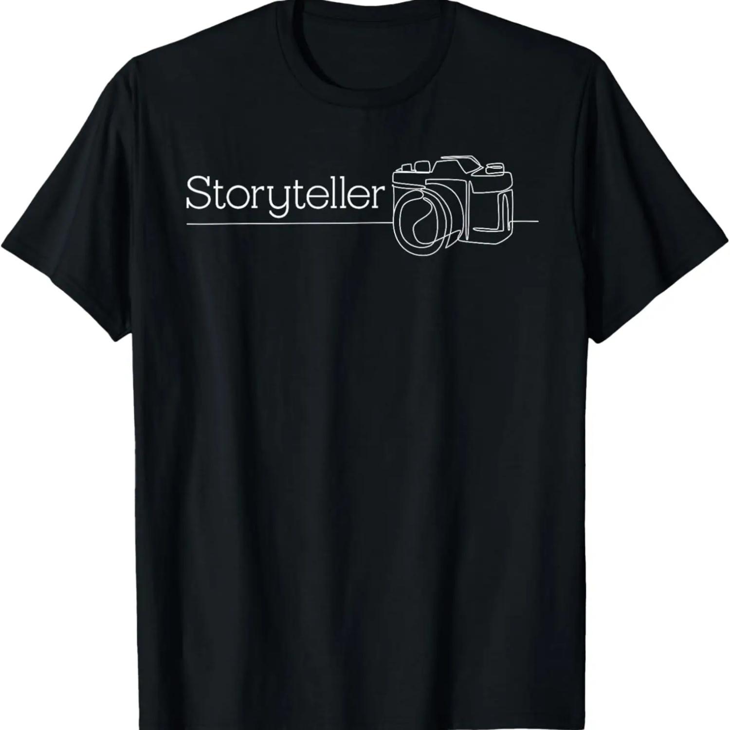 Story Teller Photographer Camera Photography Men Women T-Shirt S