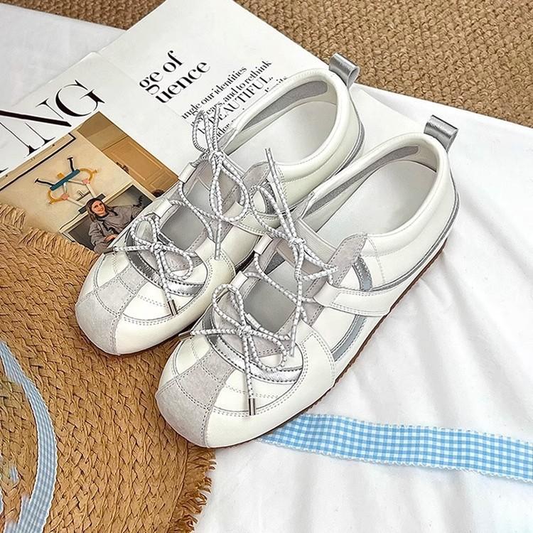 5Cm Height-increasing Sports and Leisure Shoes, German Training Shoes, Women's 2025 Summer New Hollow Mesh Breathable Hiking Shoes