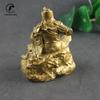 Antique Brass Guan Gong Desk Decoration Bronze God of Wealth Guan Er Ye Buddha Statue Metal Office Buddhism Miniatures Figurines