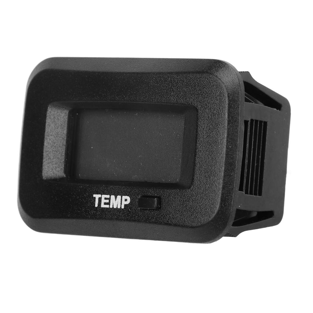Engine Temperature Gauge 6‑30V Digital Display Waterproof Engine Temp Meter for Motorcycle Lawn Mower Outboard Yacht