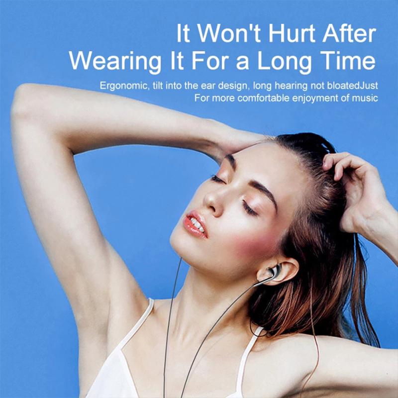 Wired Earphones Android Universal In-ear Headphones Hifi Sound 6d Heavy Bass Earphones