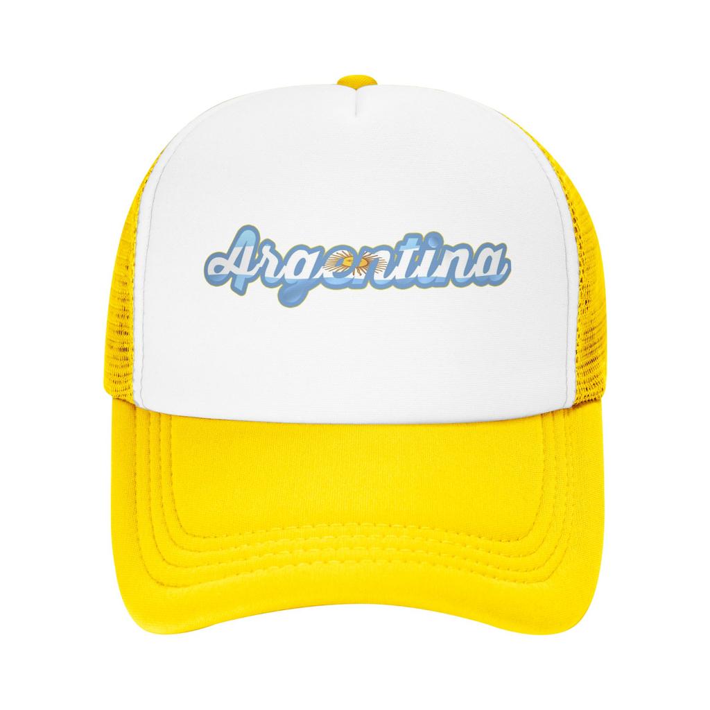 Argentina Flag Map Mesh Baseball Caps Adult Outdoor Sun Hat  Hats Adjustable Snapback Caps Trucker Cap Summer Trucker Hat