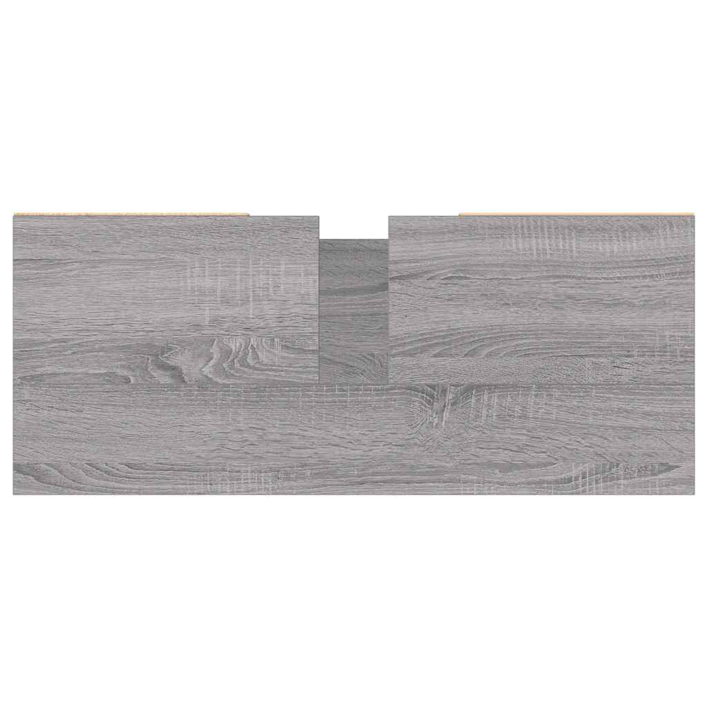 Bathroom Cabinet Grey Sonoma 80 x 33 x 60 cm Engineered Wood