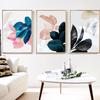 3Pcs Fashionable Leaf Pattern Canvas Wall Art Painting Printed Picture Home Office Decor