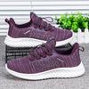 fashion 2024 New Fashion Autumn Winter Women's Shoes Sports Casual Shoes Flying Woven Mesh Flat Bottom Lace-up Sneakers Free Shipping