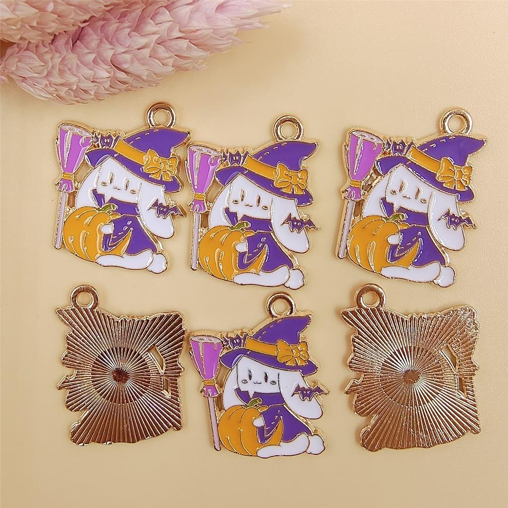 Handgefertigtes Material Anhänger Perlen 6/10 Stück Halloween DIY Zubehör Galvanisiert Mode Monster Mumie Geist