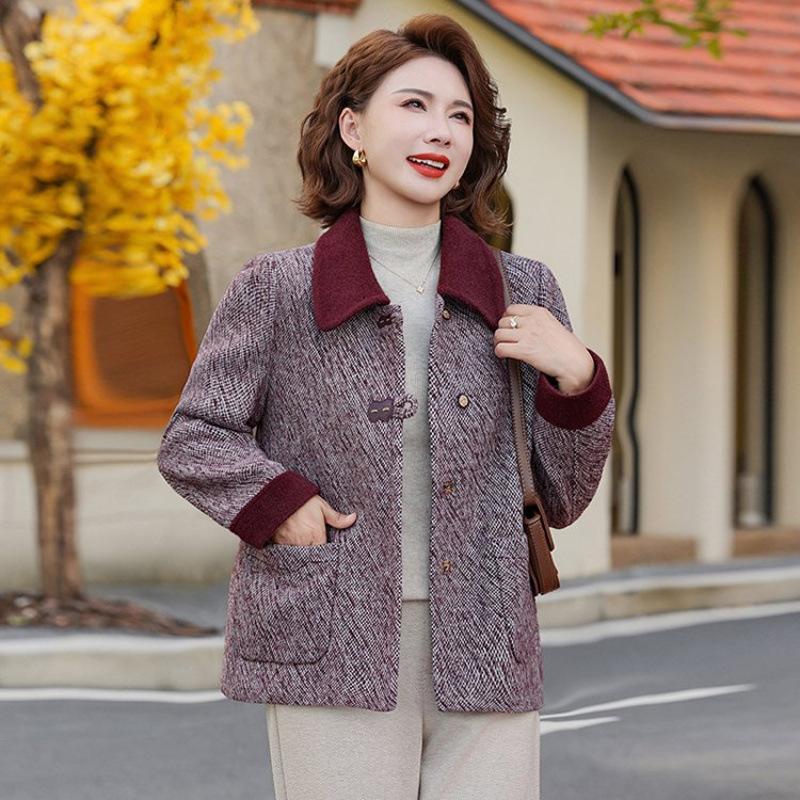 Winter plush woolen jacket, new women's autumn and winter thickened warm imitation mink velvet top