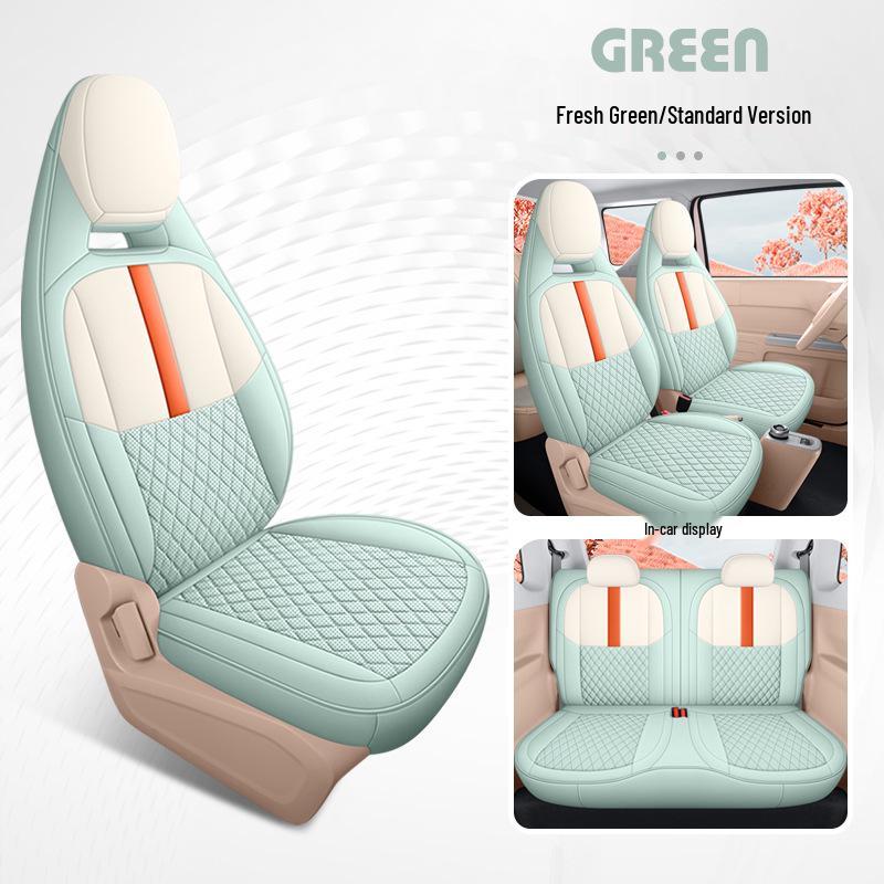 Geely Panda Mini Special Car Full Surround Leather Cartoon Seat Cushion Cover