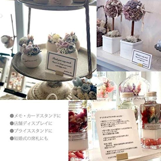 Messing-Kartenset mit Ständer im antiken Stil, japanische Herstellung, 20 Stück.