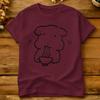 Chubby Dog Eating Noodles Funny Ganadi Tshirt Summer Ganadi 100 Cotton T Shirts For Unisex Tee Shirt Short Sleeves Awesome Tops