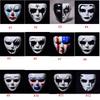 Disturbing White Full Face Mask For Halloween Cosplay And Costume Parties