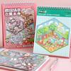 2025 20Pcs 20in1 Cartoon Landscape Sticker Book Diy 3d Pocket Cabin Scene Stickers Sticker Book Gift For