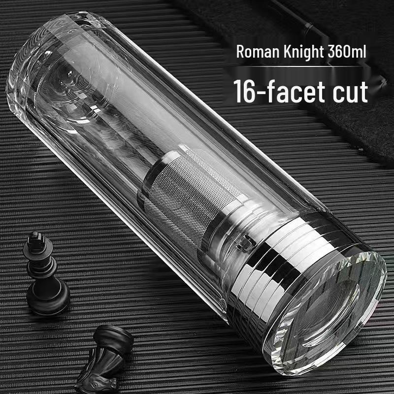 Yisijia Double-Wall Glass Tea Infuser Bottle