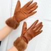 Solid Color Female Touchscreen Gloves Thermal Lined Women's Winter Thermal Gloves  Party Events