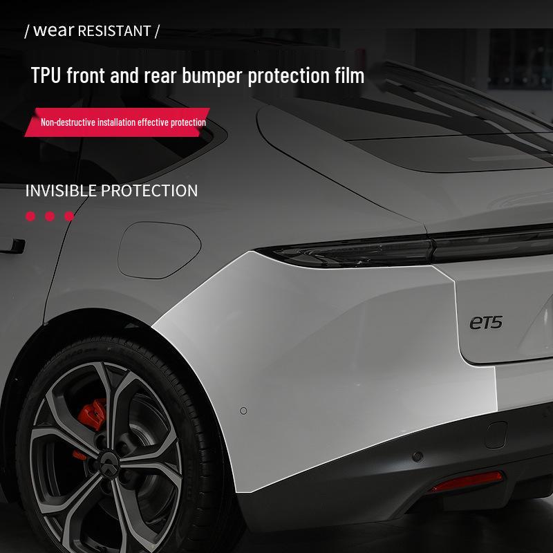 NIO ET5 Pre-Cut Front & Rear Bumper TPU Scratch-Resistant Protective Film