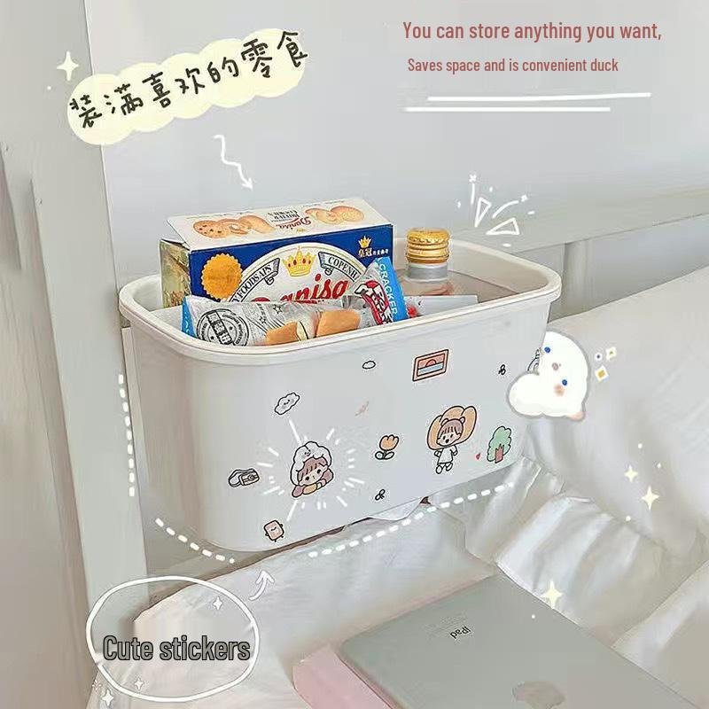 Blue Bedside Hanging Basket: Perfect Dormitory Storage Solution