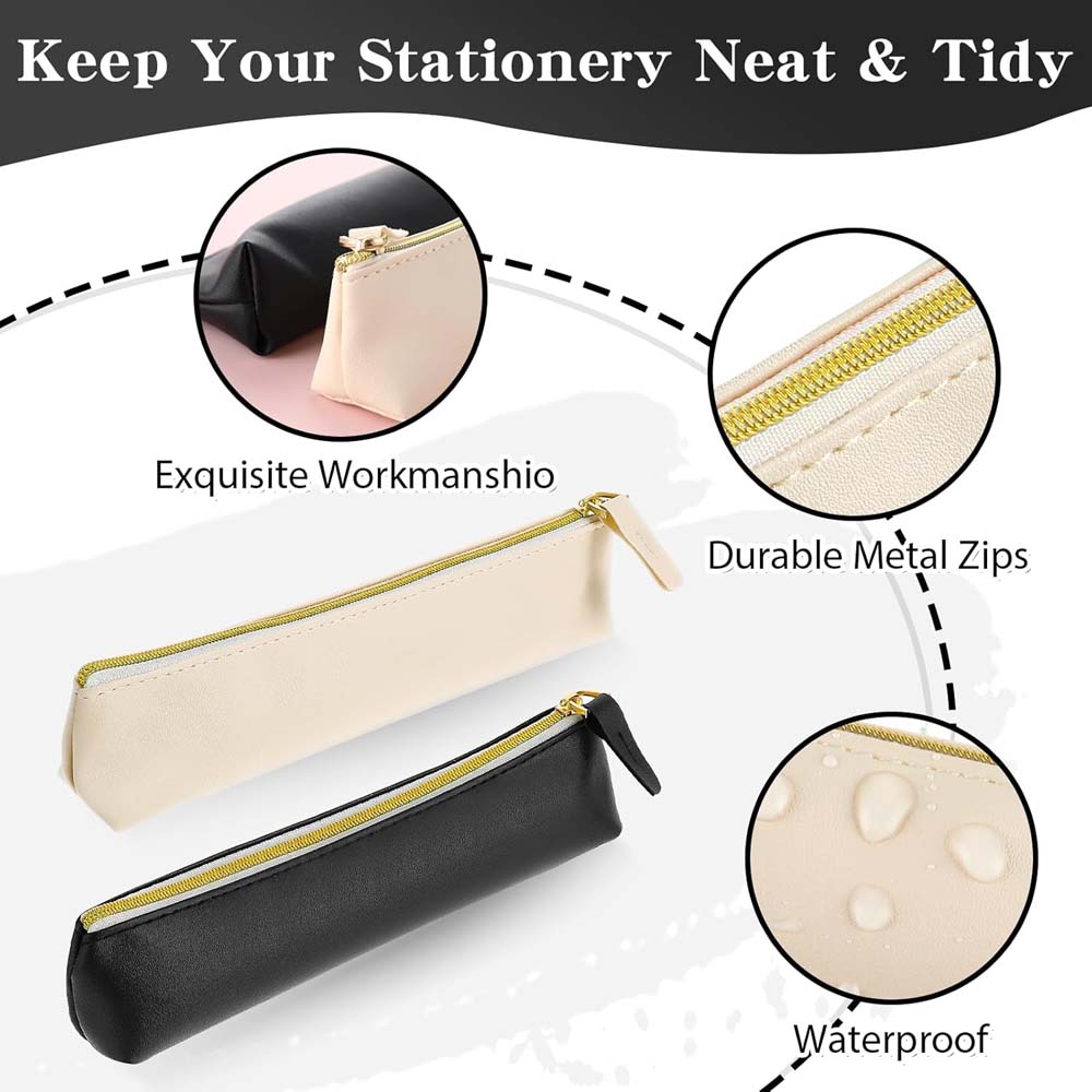 1Pc Pencil Pouch Small With Zipper Cute Office Pouch Bag Stationery Pouch