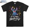 Stitch It's My Birthday Cute T-shirt Gift Hoodie T Shirt Men Women Unisex 6483