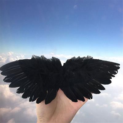 White Black Birthday Gift Wing  Props Valentines Day Doll Clothes Wing Mini Feather Angel Wing