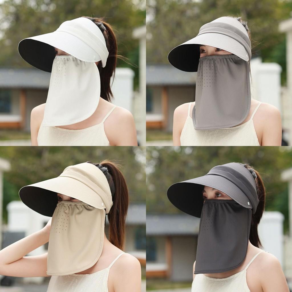 Summer Outdoor Sun Hat With Removable Face Shield For Women Lightweight Uv Protection