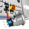19mm Rotary Changeover Stainless Steel 3 Pin And 2 Level/6 Pin And 3 Level Selector Switch Waterproof IP67