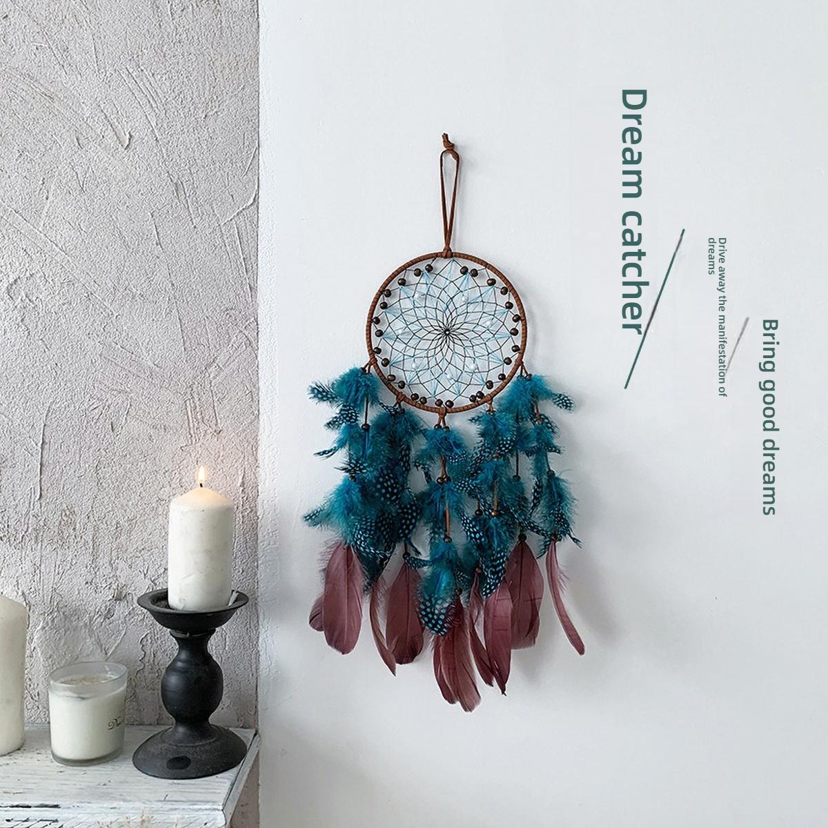 

Винтажный экспортный ловец снов - Подвеска из перьев в евро-американском стиле с колокольчиками