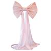 Elegant Large Christmas Bow Ribbon Christmas Wreaths Bow Creative Tree Bow with Long Tails  Wedding