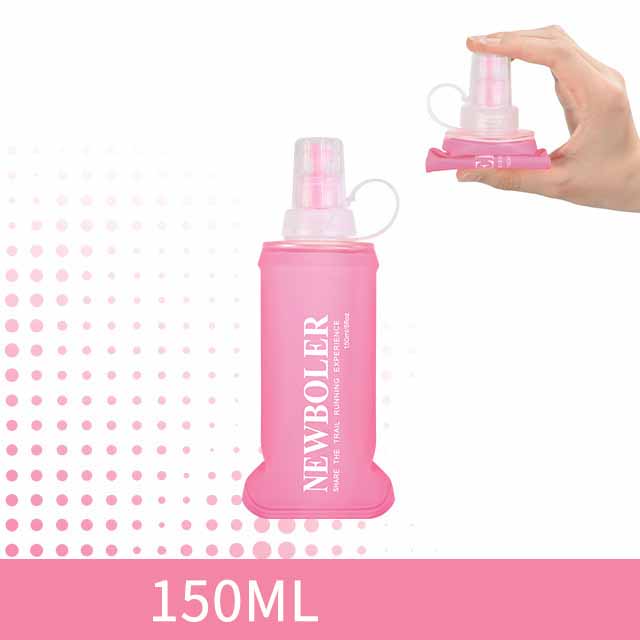 

TPU Soft Water Bag – Portable Foldable Outdoor Sports Water Bottle, Reusable Hydration Flask for Cross- Running, Hiking, and Cycling Adventures S