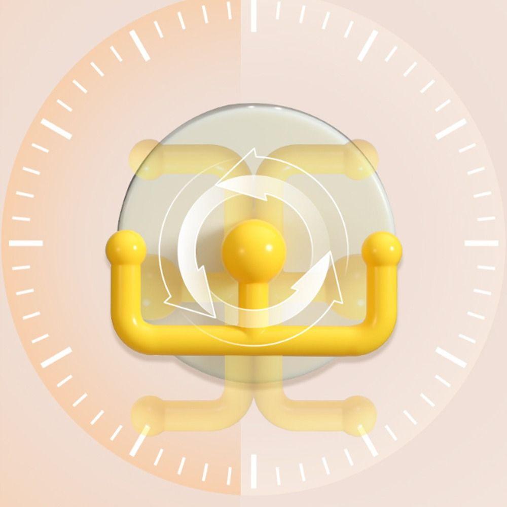 5pcs Vacuum Pressing Suction Cup Hook High Load Capacity No Drill Wall Mounted Hook Plastic Removable Kitchen Hook Dorm Room