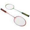 Steel Alloy High Elastic Sponge Handle Badminton Racket Set Training Racquets with Bag