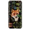 For ITEL Vision 3 Case Fashion Cat Sunflower Phone Cases For Itel S17 S 17 S661W Soft TPU Black Silicone Cover Vision3 Bumper