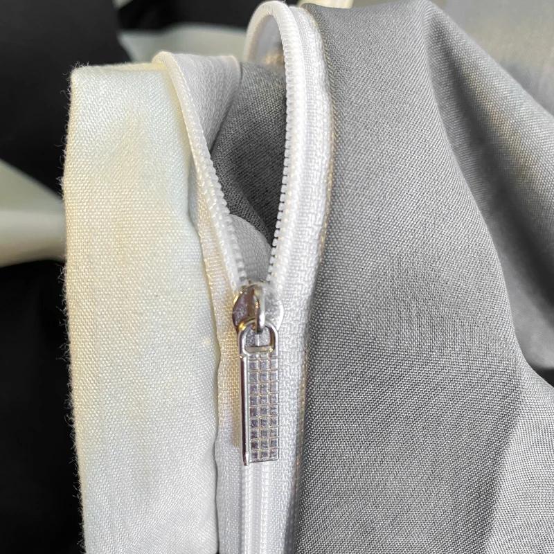 Black and White Plaid Duvet Cover Set Full, Geometric Grid Bedding Set Soft Lattice Checkerd Comforter Cover with 2 Pillowcases