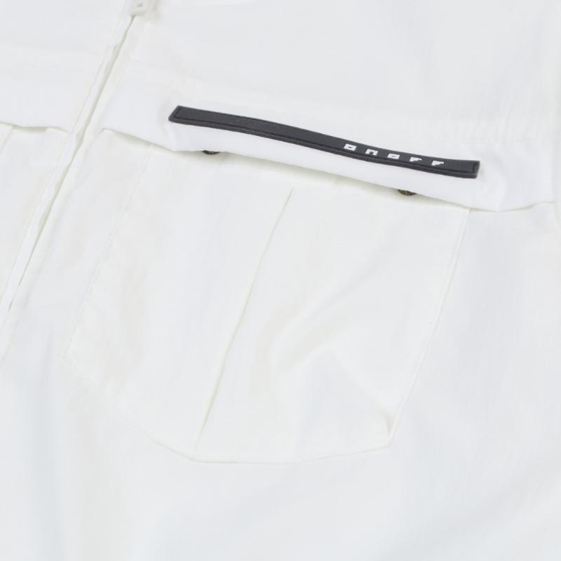 ONOFF Women S Hooded Short Sleeve jumpSuit Of3033la White