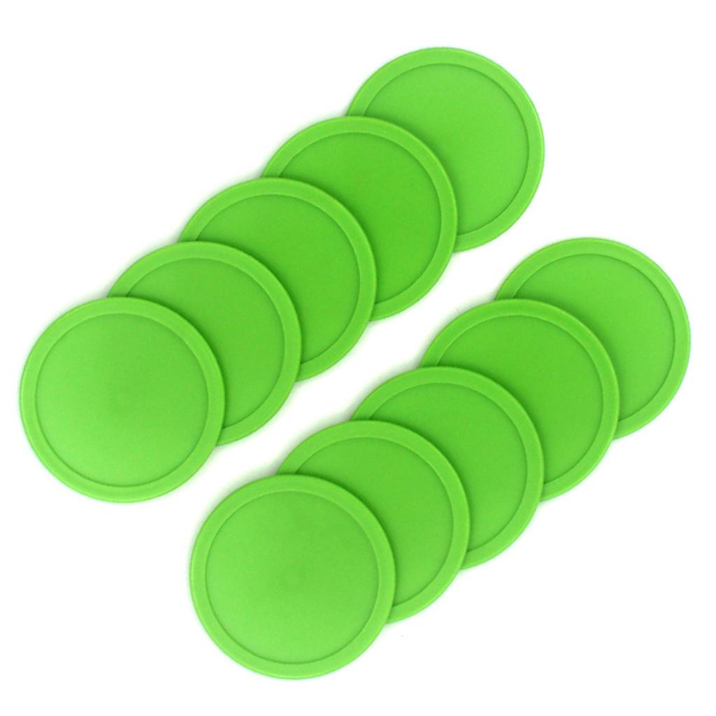 20 Pezzi Dischi da Air Hockey per Casa 2,5 Pollici Dischi Pesanti di Ricambio Dischi da Hockey Rotondi in Plastica per Sala Giochi Tavolo da Gioco