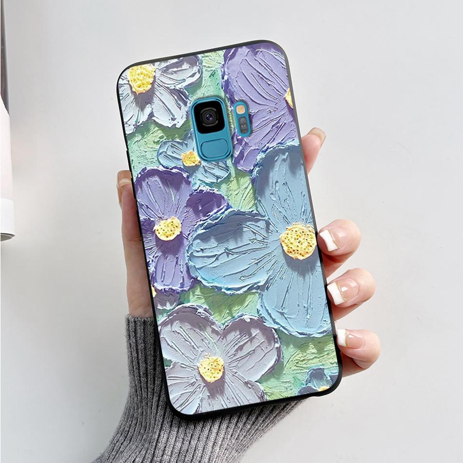 Case For Samsung Galaxy S9 S 9 Plus Phone Cover Cute Cat Cartoon Bear Frog Soft TPU Coque For Samsung S9 Bumper S9+ S9PLUS Funda