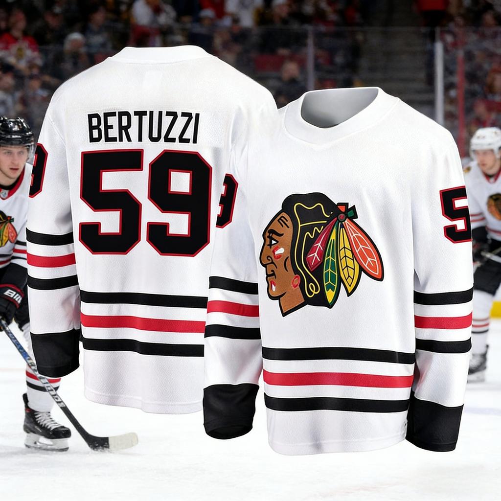2026 Chicago Miglior Vendita Abbigliamento Sportivo Hockey su Ghiaccio Uomo Edizione Speciale 'Breakthrough' Bianca Manica Lunga Traspirante Asciugatura Rapida Maglia Bambini
