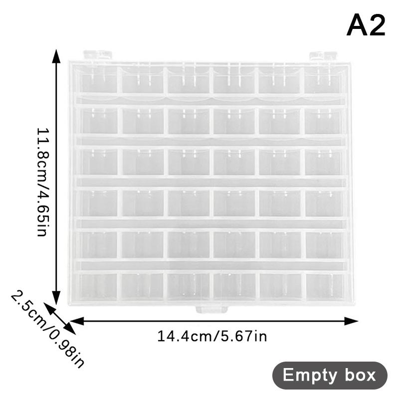 

25/36 шт. прозрачных шпуль для швейной машины, комплект пустых шпуль, пластиковая коробка для хранения, аксессуары для шитья своими руками, инструменты