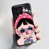 Cute Cartoon Case For ZTE Blade A56 Z2473 Nubia A56 Printing Shell For Blade A56 Pro Protective Cover Soft Silicone Black Casing