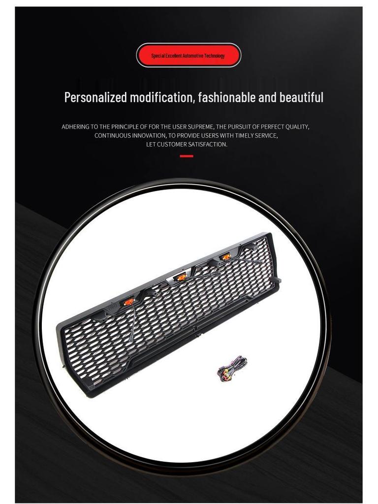 Ford F150 Grille Mesh Modification (1973-1979) - Front Face Design