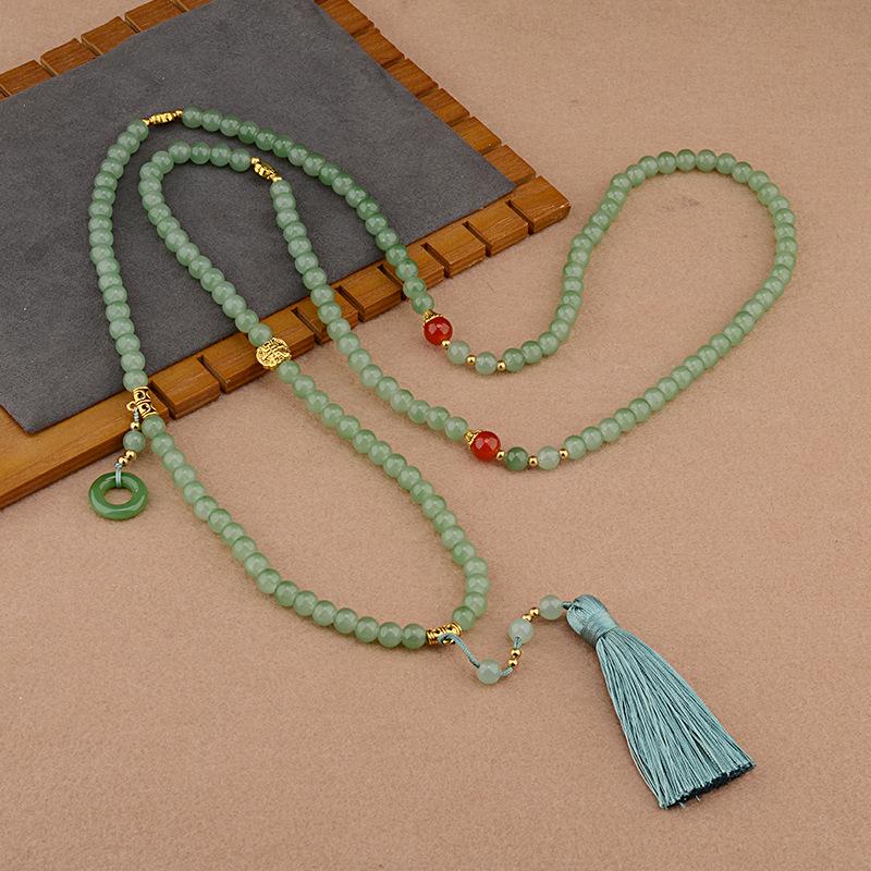 New Chinese Ethnic Multi-Layered Tassel Necklace