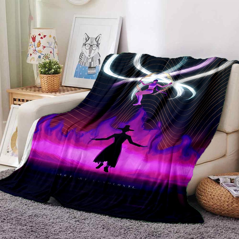 1Pc Fantasy Heroes Unite Blanket For Couch Bed Plush Cozy Fuzzy Blanket Super Soft Warm Blankets For Fall And Winter 0918200