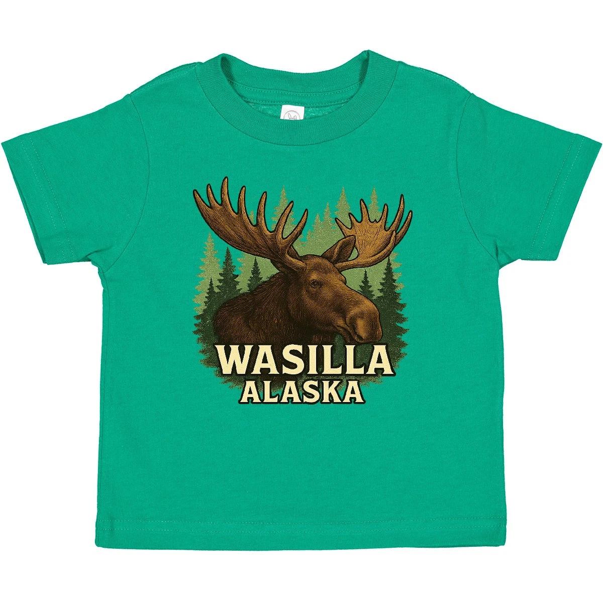 Inktastic Wasilla Alaska Moose Nature Scene Wilderness Baby T-Shirt Wildlife 110